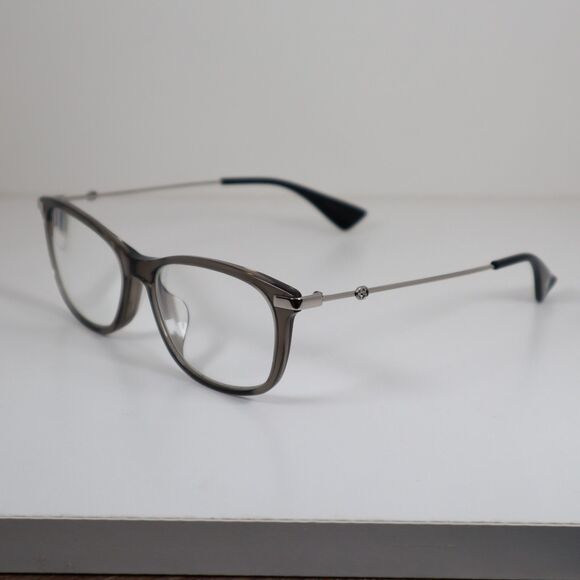 Gucci GG1061OA 003 Clear Grey/Silver Eyeglasses Frames 54-16-145mm - Picture 1 of 16